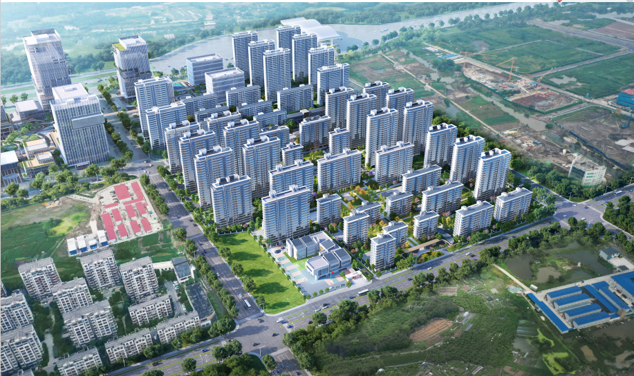 蕪湖江北大龍灣2313號(hào)宗地1號(hào)地塊效果圖